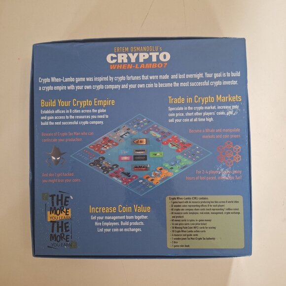 Crypto When Lambo Board Game Build Empire Billionaire - Picture 7 of 7